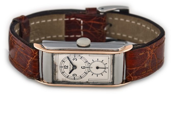 Rolex Prince ‘Railway’ Ref.1768 c1940 Gold & Steel (6)