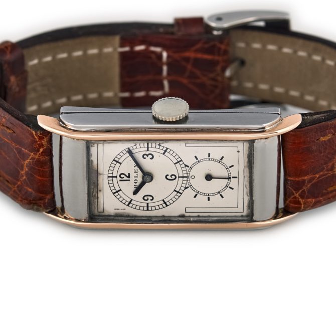 Rolex Prince ‘Railway’ Ref.1768 c1940 Gold & Steel (9)