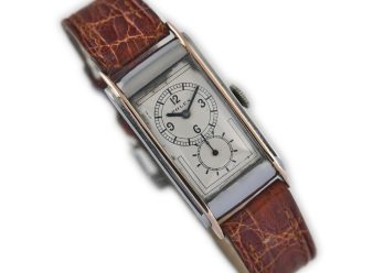 Rolex Prince ‘Railway’ Ref.1768 c1940 Gold & Steel - hover