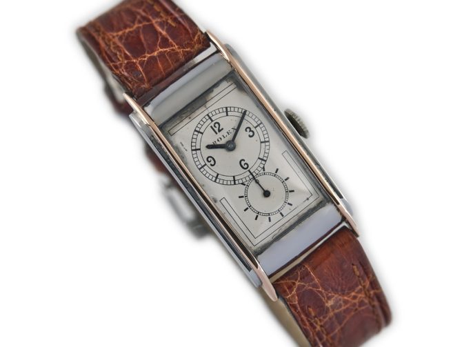 Rolex Prince ‘Railway’ Ref.1768 c1940 Gold & Steel (2)