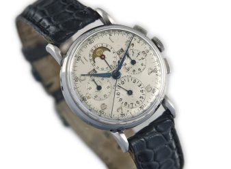 Universal Geneve Triple Date Moonphase c1945 - hover