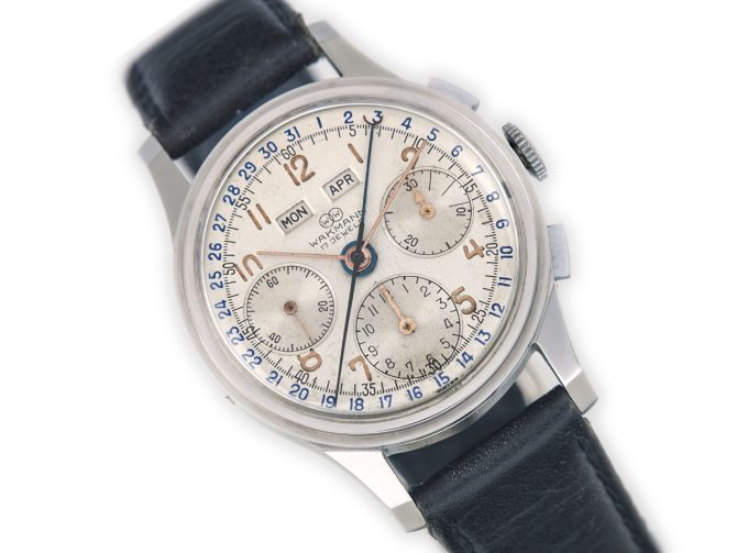 Wakmann Triple Calendar Chronograph c1958 (1)