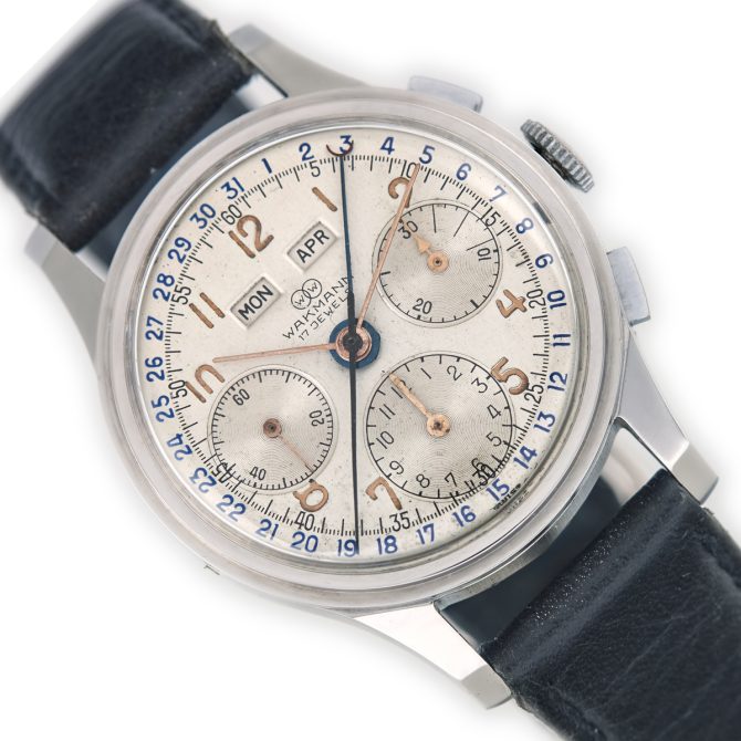 Wakmann Triple Calendar Chronograph c1958 (10)