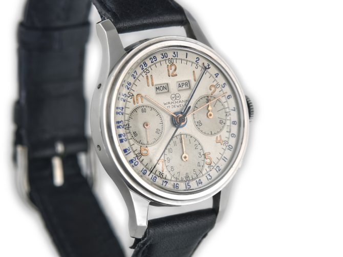 Wakmann Triple Calendar Chronograph c1958 (3)