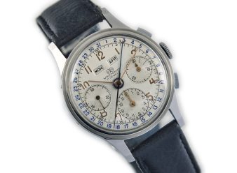 Wakmann Triple Calendar Chronograph c1958 - hover