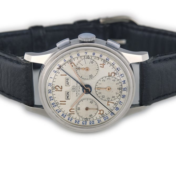 Wakmann Triple Calendar Chronograph c1958 (9)