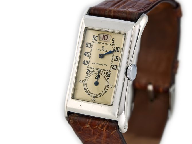 Rolex Prince Jumphour Chronometer Sterling Silver c1930 (5)