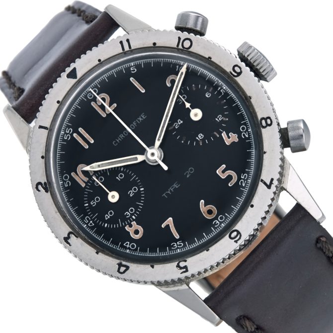 Chronofixe Chronograph ‘Type 20’ c1960 (10)