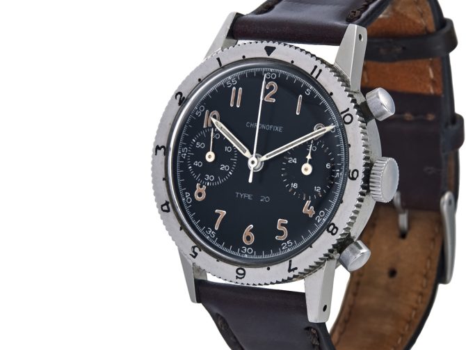 Chronofixe Chronograph ‘Type 20’ c1960 (5)