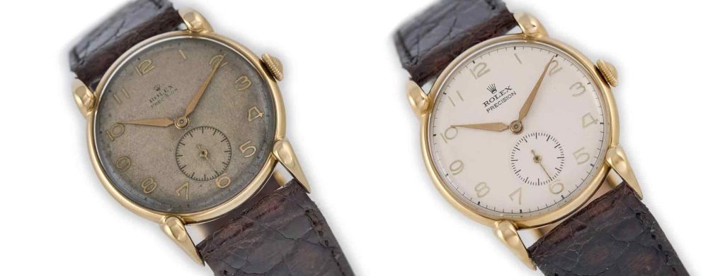 Rolex Precision before and after